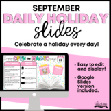 September Daily Holiday Slides