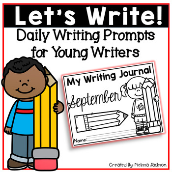 September Daily Journal Prompts Back to School Writing Journal | TPT