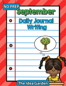 September Daily Journal Writing - NO PREP by The Idea Garden | TpT