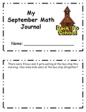 September Daily Math Skills Journal