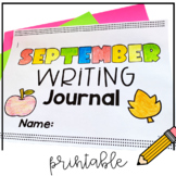 September Daily Printable Writing Journal Pages 20 Differe