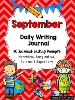 September Daily Writing Journal by Siri Latina | TpT