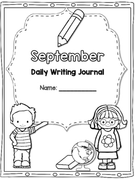 September Daily Writing Journal by Siri Latina | TPT