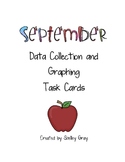 September Data and Graphing Task Cards