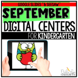 September Digital Centers for Kindergarten Digital Learning
