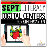 September Digital Literacy Centers for Kindergarten Distan