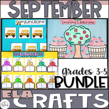 Preview of September ELA Craft Bundle