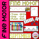 September Fine Motor Activities - Back to School Morning Tubs