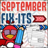 September Fix-It Sentences With Powerpoint