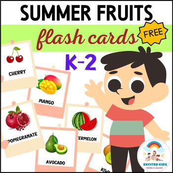 Preview of Summer Fruits | Fun Flash Cards