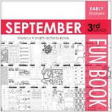 September Fun Book - NO PREP Literacy + Math Skillbuilders