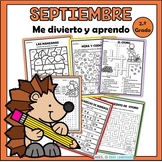 September Fun Fall Packet in Spanish |   Actividades en es