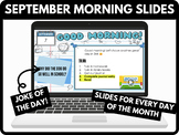 September Good Morning Slides (with Joke of the Day) ✨