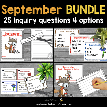 Preview of September Inquiry Question of the Day Bundle