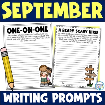 September Writing Prompts by Adventures of a 4th Grade Classroom