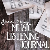 Year Long Music Listening Journal Bundle
