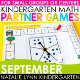 September Kindergarten Math Partner Games Centers Small Gr