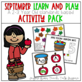 September Learn and Play Toddler Activities