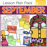 September Lesson Plan Pack | 12 Activities for Math, ELA, 
