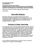 September Letter Writing Day Freebie