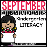 September Literacy Centers for Kindergarten