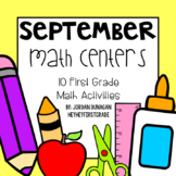 September / Back to School Math Centers