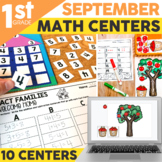 Back to School, September, and Fall Math Centers & Activit