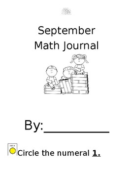 Preview of September Math Journal