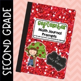 September Math Journal Prompts Second Grade