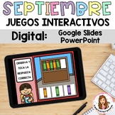 September Math & Literacy Digital Games. Juegos interactiv