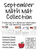 September Math Mat Collection:  ASSORTED FIVE PACK