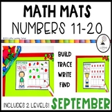 September Math Mats Numbers to 20 |  Fall Counting Center 