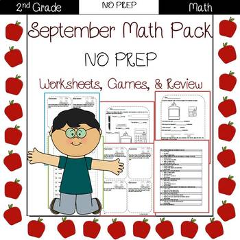 Preview of Second Grade Math Pack {September} NO PREP