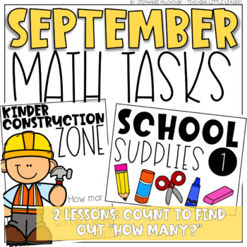 Preview of September Math Tasks