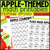 September Math Worksheets & Printables, Fall No Prep Activities