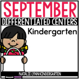 September Math and Literacy Centers for Kindergarten