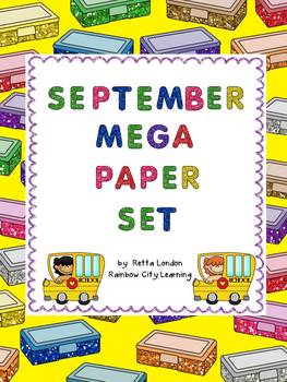 Preview of September Mega Paper Set
