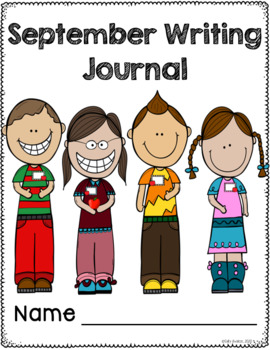 September Monthly Writing Journal Story Starters and Back to School ...