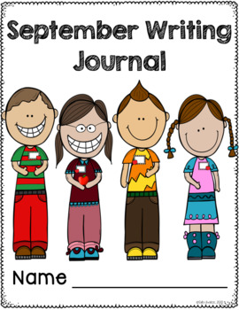 September Monthly Writing Journal Story Starters Digital & Print, back ...