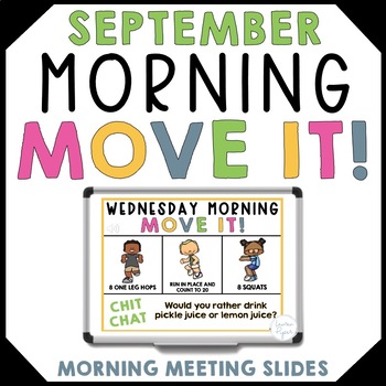 Preview of September Morning Meeting Activities Morning Slides