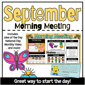 Preview of September Morning Meeting | Digital