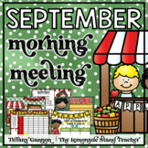 September Morning Meeting and Calendar PowerPoint Slides