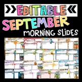 September Morning Slides 20 Different Themes *EDITABLE* GOOGLE 