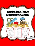 September Morning Work (Kindergarten) FREE Sample