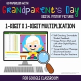 September Multiplication Facts Grandparents Day Math Digit