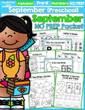 September NO PREP Packet (Preschool)