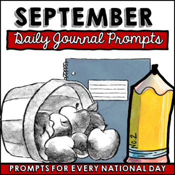 September National Day Journal Prompts by The Little Alien Ed | TPT