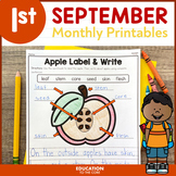 September No Prep Packet for 1st Grade | September Morning Work