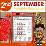 September No Prep Packet for 2nd Grade | September Morning