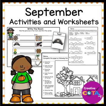 Preview of Occupational Therapy September Morning Work Fine Motor & Perception Activities